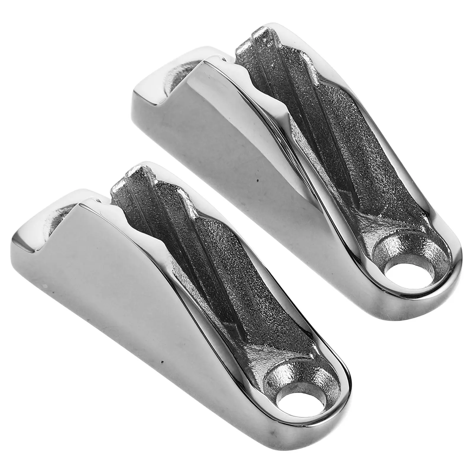 2Pcs Stainless Steel Sailboat Rope Clamp Cam Cleat Speed Limiter Boat Hardware Retaining Cleat Clamp Cleat For Kayak Sailing
2Pcs Stainless Steel Sailboat Rope Clamp Cam Cleat Speed Limiter Boat Hardware Retaining Cleat Clamp Cleat For Kayak Sailing