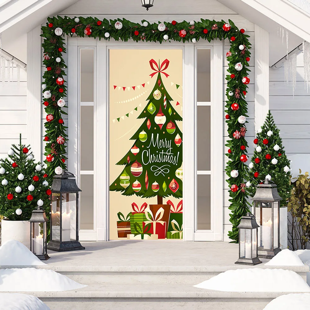 2pcs Christmas Creative 3D Door Stickers Christmas Tree Bedroom Study Bathroom Door Concealer Renovation Wall Stickers
2pcs Christmas Creative 3D Door Stickers Christmas Tree Bedroom Study Bathroom Door Concealer Renovation Wall Stickers