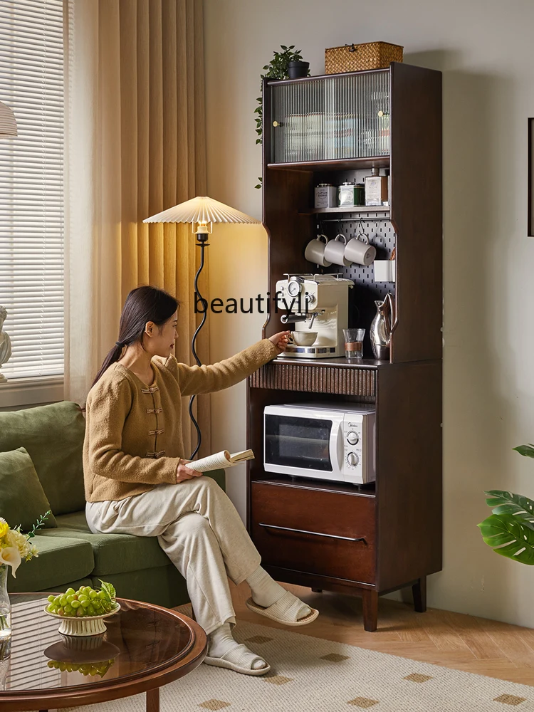 Nordic Solid Wood Sideboard High Cabinet Kitchen Ultra Narrow Tea Cabinet Living Room Locker Wine Cabinet
Nordic Solid Wood Sideboard High Cabinet Kitchen Ultra Narrow Tea Cabinet Living Room Locker Wine Cabinet