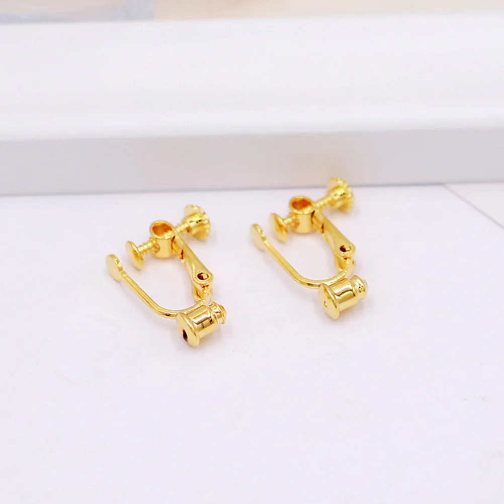 Ear Clip Adapter Earring Clasps Screw Findings Jewelry Making Supplies Golden Backs Women Accessories Premium Material Non
Ear Clip Adapter Earring Clasps Screw Findings Jewelry Making Supplies Golden Backs Women Accessories Premium Material Non