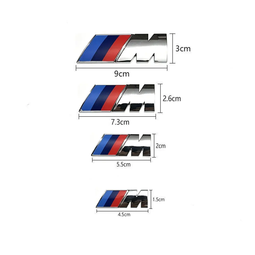 45mm 55mm 73mm 90mm For BMW M M3 M5 M6 E90 F30 E46 G20 E36 Car Fender Side Emblem Rear Trunk Badge M Logo Stickers Accessories
45mm 55mm 73mm 90mm For BMW M M3 M5 M6 E90 F30 E46 G20 E36 Car Fender Side Emblem Rear Trunk Badge M Logo Stickers Accessories