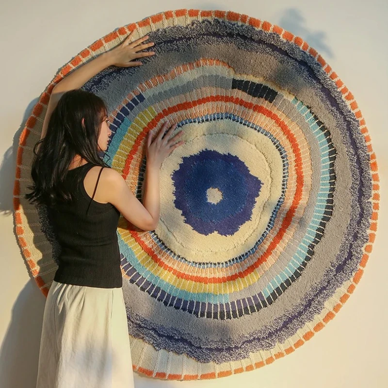 Carpet Round Nordic Wool Bedroom Bedside Blanket Living Room Coffee Table Handmade Moss Light Luxury
Carpet Round Nordic Wool Bedroom Bedside Blanket Living Room Coffee Table Handmade Moss Light Luxury