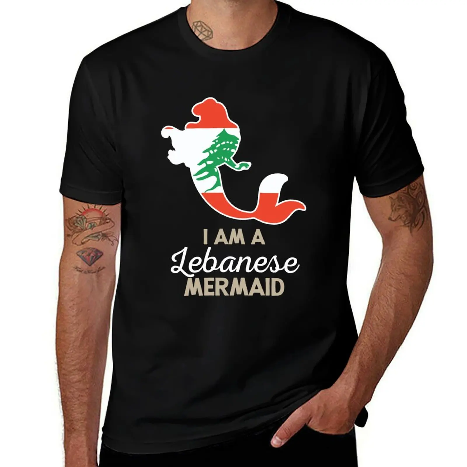 Lebanon Flag Lebanese Mermaid T-Shirt Comfort Stretch Tee Shirt
Lebanon Flag Lebanese Mermaid T-Shirt Comfort Stretch Tee Shirt
