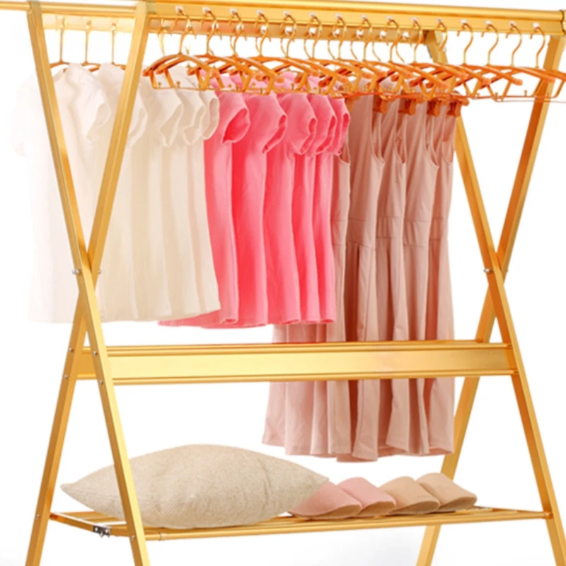 Folding clothes hanger, floor to ceiling, indoor balcony, outdoor, double pole, quilt drying tool, cool hanging
Folding clothes hanger, floor to ceiling, indoor balcony, outdoor, double pole, quilt drying tool, cool hanging
