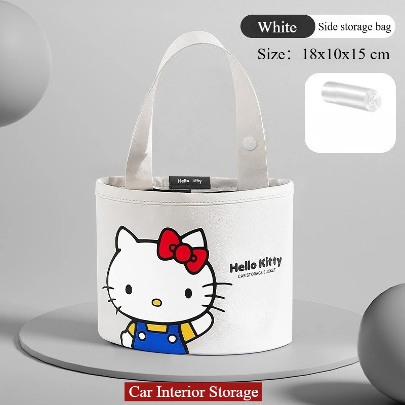 Автомобильный ящик для хранения Sanrio Hello Kitty, боковое ведро, сумка для хранения на заднем сиденье и мусорный бак - аксессуары для организации автомобиля
Автомобильный ящик для хранения Sanrio Hello Kitty, боковое ведро, сумка для хранения на заднем сиденье и мусорный бак - аксессуары для организации автомобиля