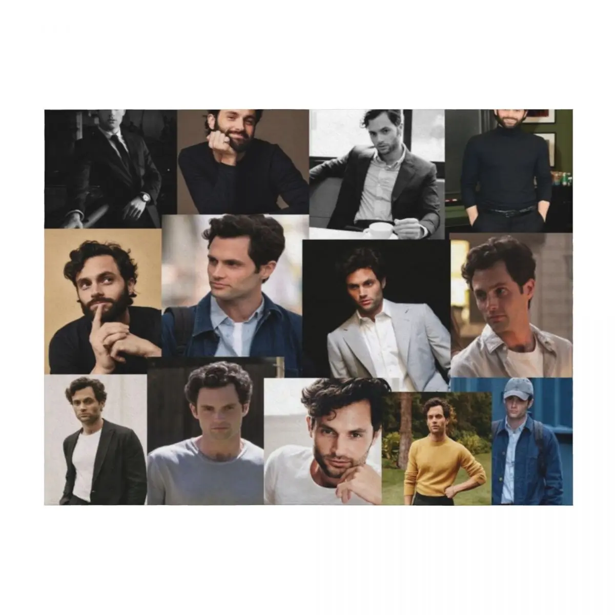Penn Badgley pic collage Throw Blanket Personalized Gift Moving sofa bed Furrys Blankets
Penn Badgley pic collage Throw Blanket Personalized Gift Moving sofa bed Furrys Blankets