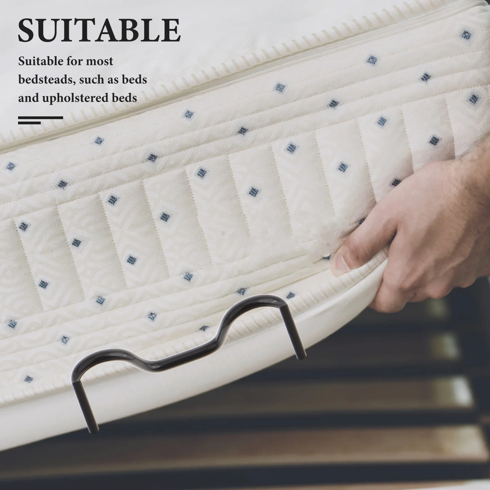 2pcs Anti-Slip Gripper Bed Frame Stabilizer Adjustable Noise Stopper Hardware Enhanced Stability Rail Bedding for Upholstered
2pcs Anti-Slip Gripper Bed Frame Stabilizer Adjustable Noise Stopper Hardware Enhanced Stability Rail Bedding for Upholstered