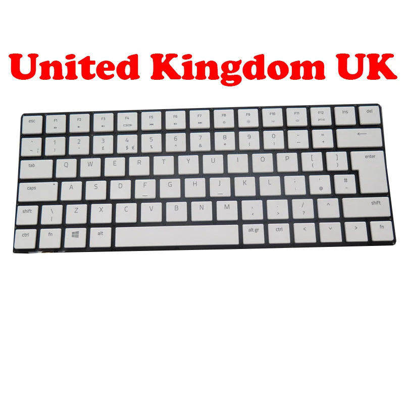 German GR/UK Laptop Keyboard For RAZER Blade 15 Advanced 2019 RZ09-0301 RZ09-03017 RZ09-03018 RZ09-03017WM2 RZ09-03017WM8 White
German GR/UK Laptop Keyboard For RAZER Blade 15 Advanced 2019 RZ09-0301 RZ09-03017 RZ09-03018 RZ09-03017WM2 RZ09-03017WM8 White