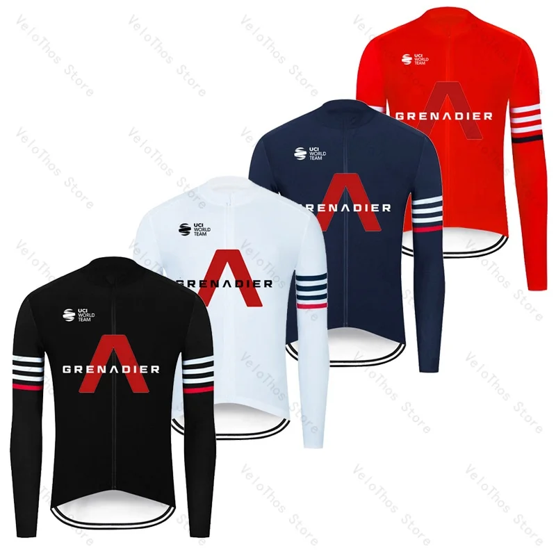 Spring/Autumn Ineos Grenadier Cycling Jersey Set Long Sleeve Sports Bicycle MTB Bike Bib Pants Kit Ropa Ciclismo and 19D GEL Pad
Spring/Autumn Ineos Grenadier Cycling Jersey Set Long Sleeve Sports Bicycle MTB Bike Bib Pants Kit Ropa Ciclismo and 19D GEL Pad