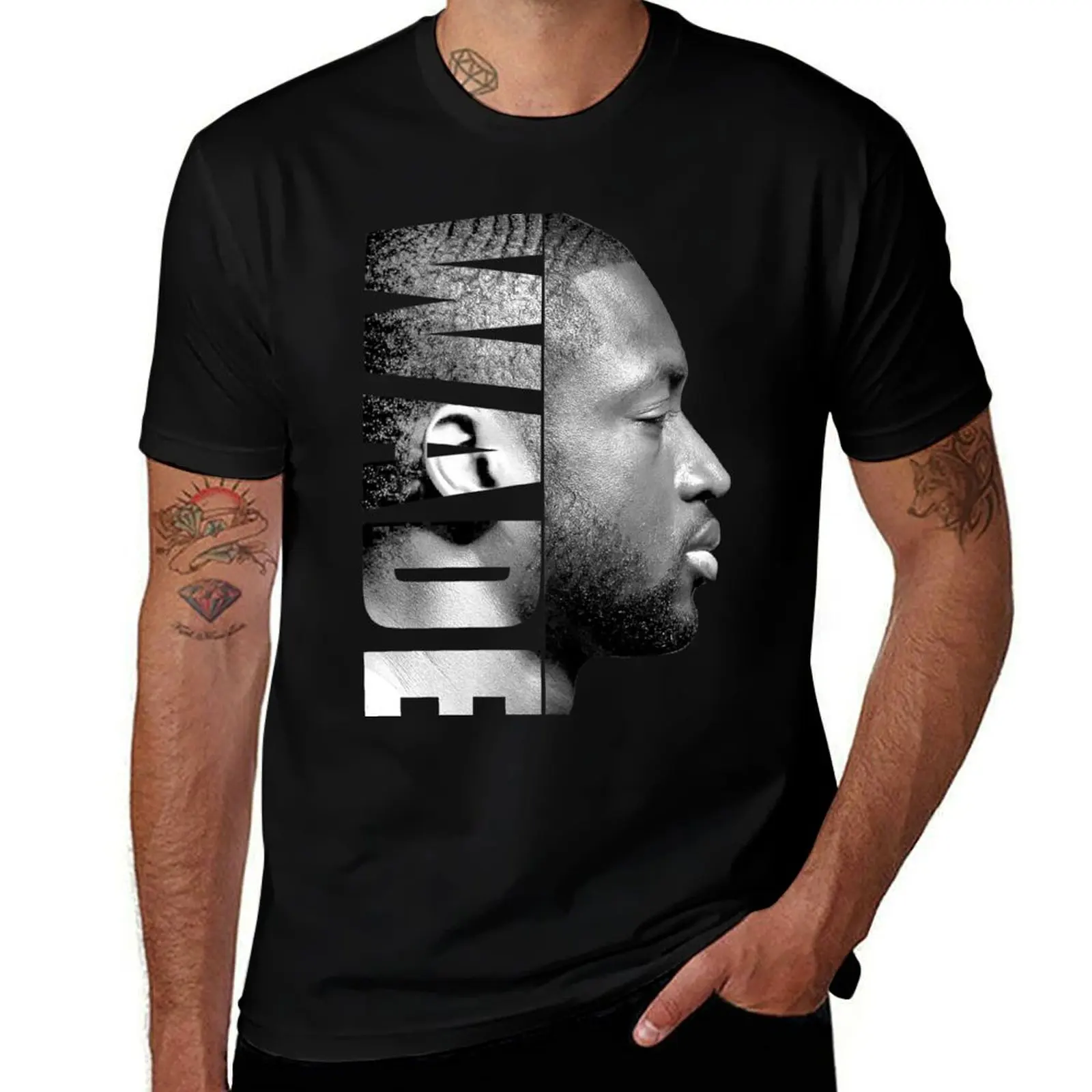 Dwyane Wade - Black / White T-Shirt Lightweight Casual Summer T-Shirt
Dwyane Wade - Black / White T-Shirt Lightweight Casual Summer T-Shirt
