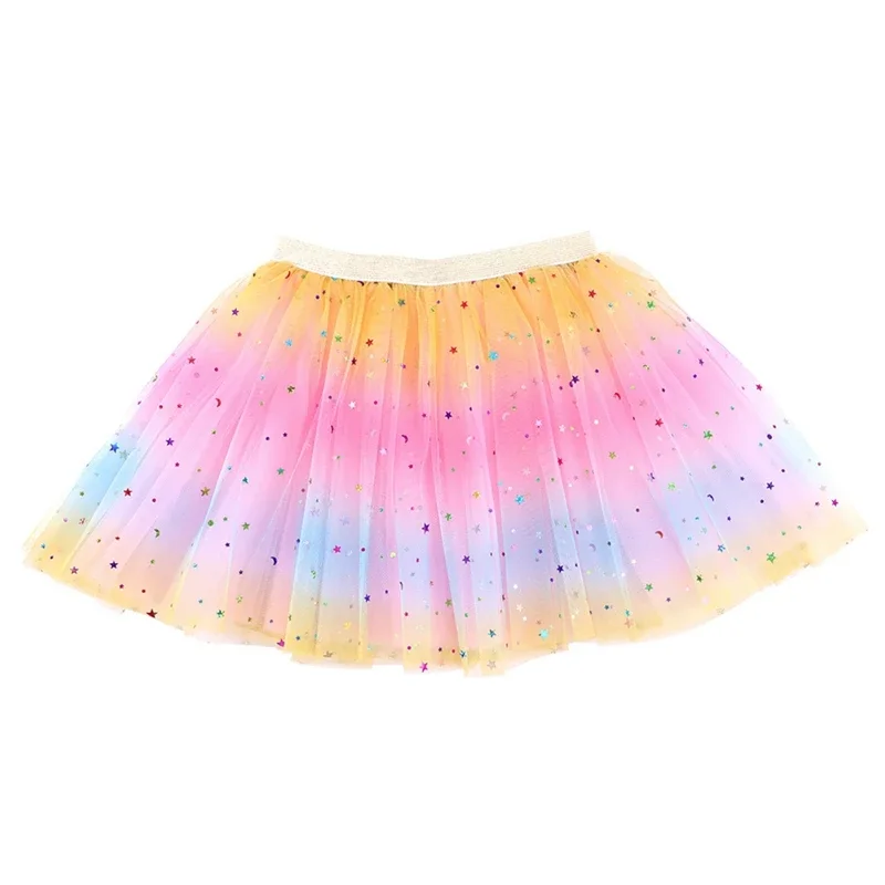 Children's Tutu Dress Rainbow Sequin European And American Pompous Dress Dance Performance Dress
Children's Tutu Dress Rainbow Sequin European And American Pompous Dress Dance Performance Dress