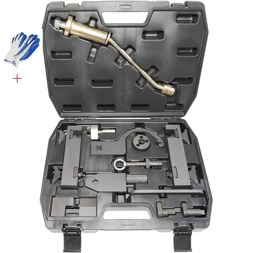 Camshaft Alignment Kit EngineTiming Tool Fuel Pump Injector Remover For Land Rover Jaguar Discovry Rang Sport V8 5.0 L V6 3.0L
Camshaft Alignment Kit EngineTiming Tool Fuel Pump Injector Remover For Land Rover Jaguar Discovry Rang Sport V8 5.0 L V6 3.0L