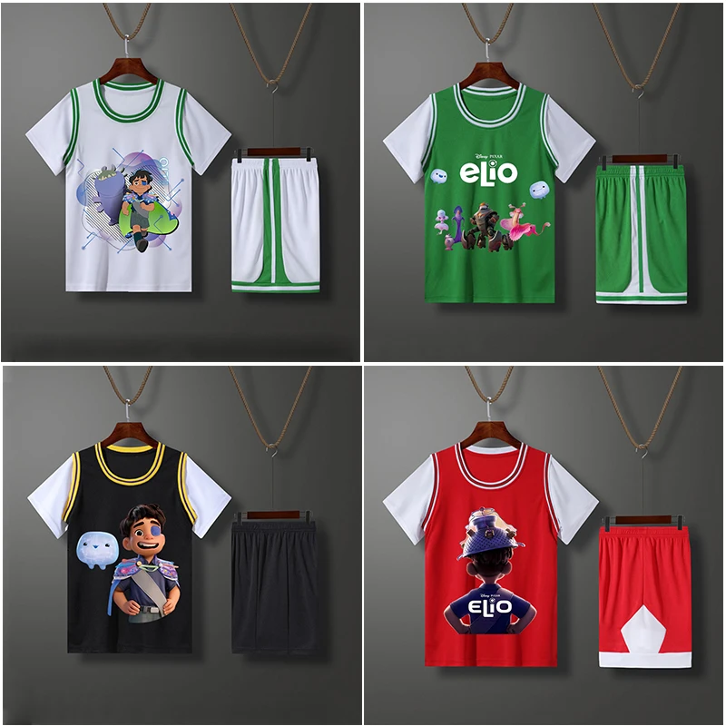 Disney Elio Sports Suit Children Clothing Boy Girl Cartoon Anime Short Sleeves+shorts Kid Summer Home Clothes Set T-shirt Gifts
Disney Elio Sports Suit Children Clothing Boy Girl Cartoon Anime Short Sleeves+shorts Kid Summer Home Clothes Set T-shirt Gifts