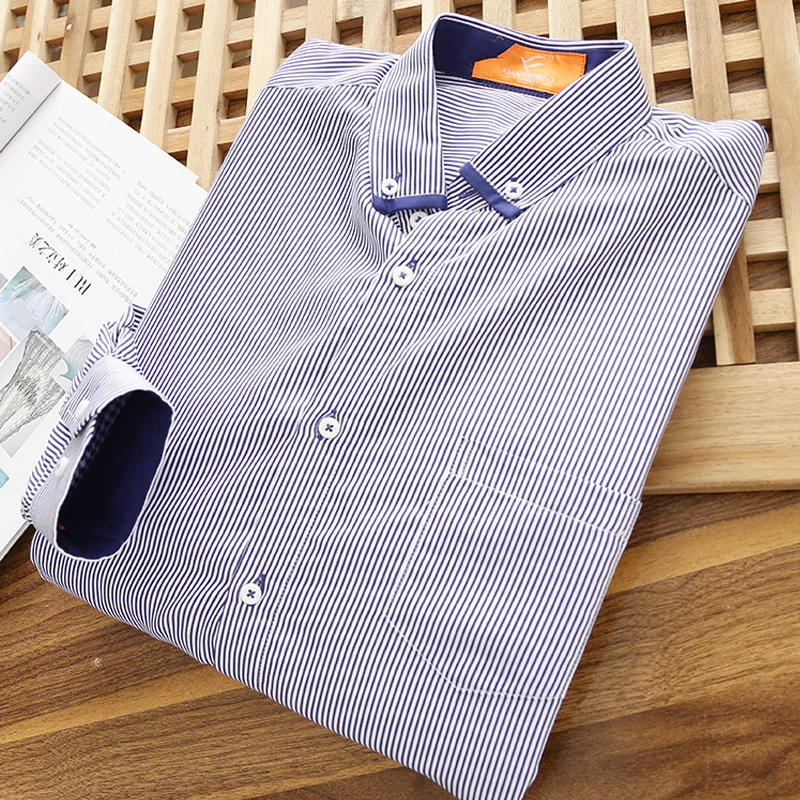 Thiened Fce Long Sve Casual irt for Men Busin Commute Warm Striped irt Autumn Winter Faion Urban Sle
Thiened Fce Long Sve Casual irt for Men Busin Commute Warm Striped irt Autumn Winter Faion Urban Sle