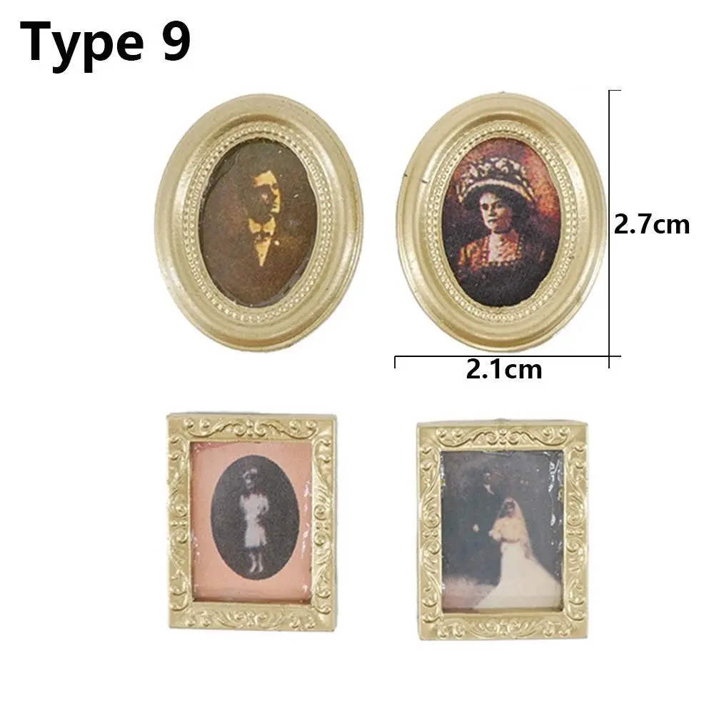 Retro Accessories Playing House Mini Picture Miniature Oil Painting Vintage Framed Photos 1:12 Scale
Retro Accessories Playing House Mini Picture Miniature Oil Painting Vintage Framed Photos 1:12 Scale
