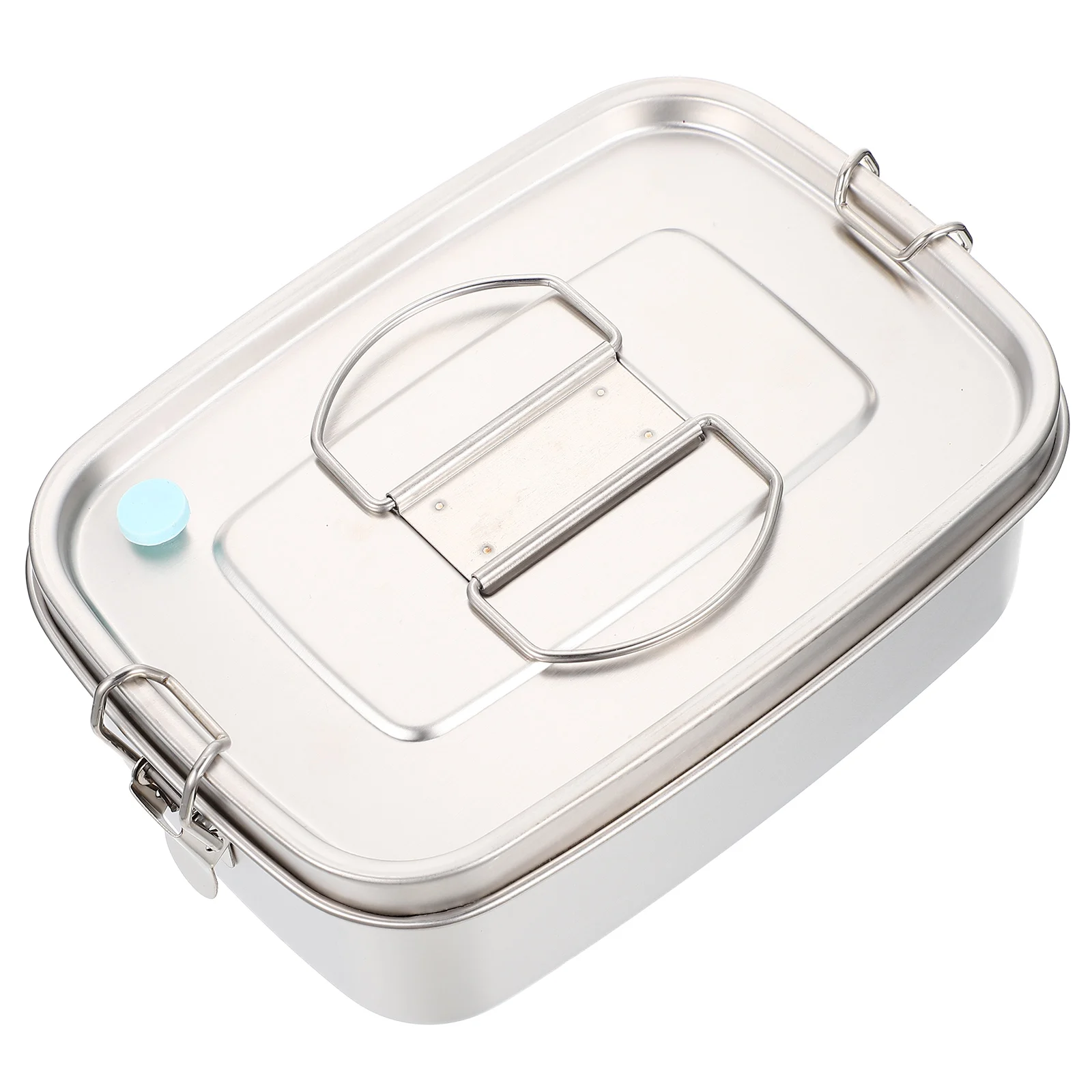 304 Stainless Steel Lunch Box Sealing Container Silver Food Holder Child Students Portable Bento Rectangle Fruit Snack Storage
304 Stainless Steel Lunch Box Sealing Container Silver Food Holder Child Students Portable Bento Rectangle Fruit Snack Storage