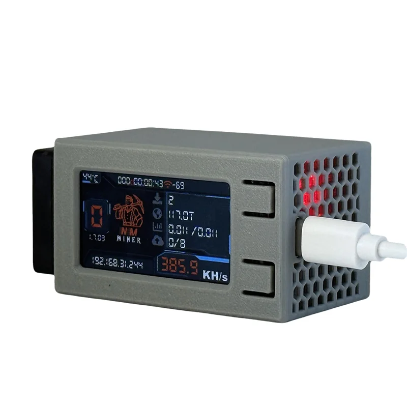 Well Made-Nerdminer V2 Pro Max Nmminer With Cool Fan 390KH/S Solo Lottery Miner Bitcoin Crypto Miner BTC Miner Nerd Miner
Well Made-Nerdminer V2 Pro Max Nmminer With Cool Fan 390KH/S Solo Lottery Miner Bitcoin Crypto Miner BTC Miner Nerd Miner