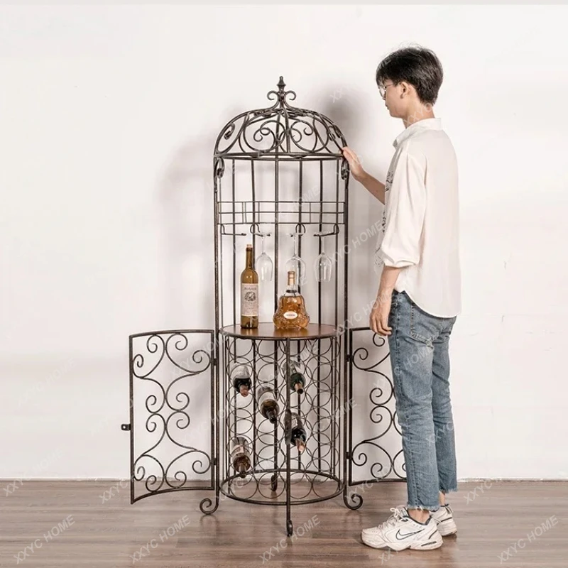 Q xx1 retro wine rack storage club bar commercial wine cabinet household floor storage rack
Q xx1 retro wine rack storage club bar commercial wine cabinet household floor storage rack