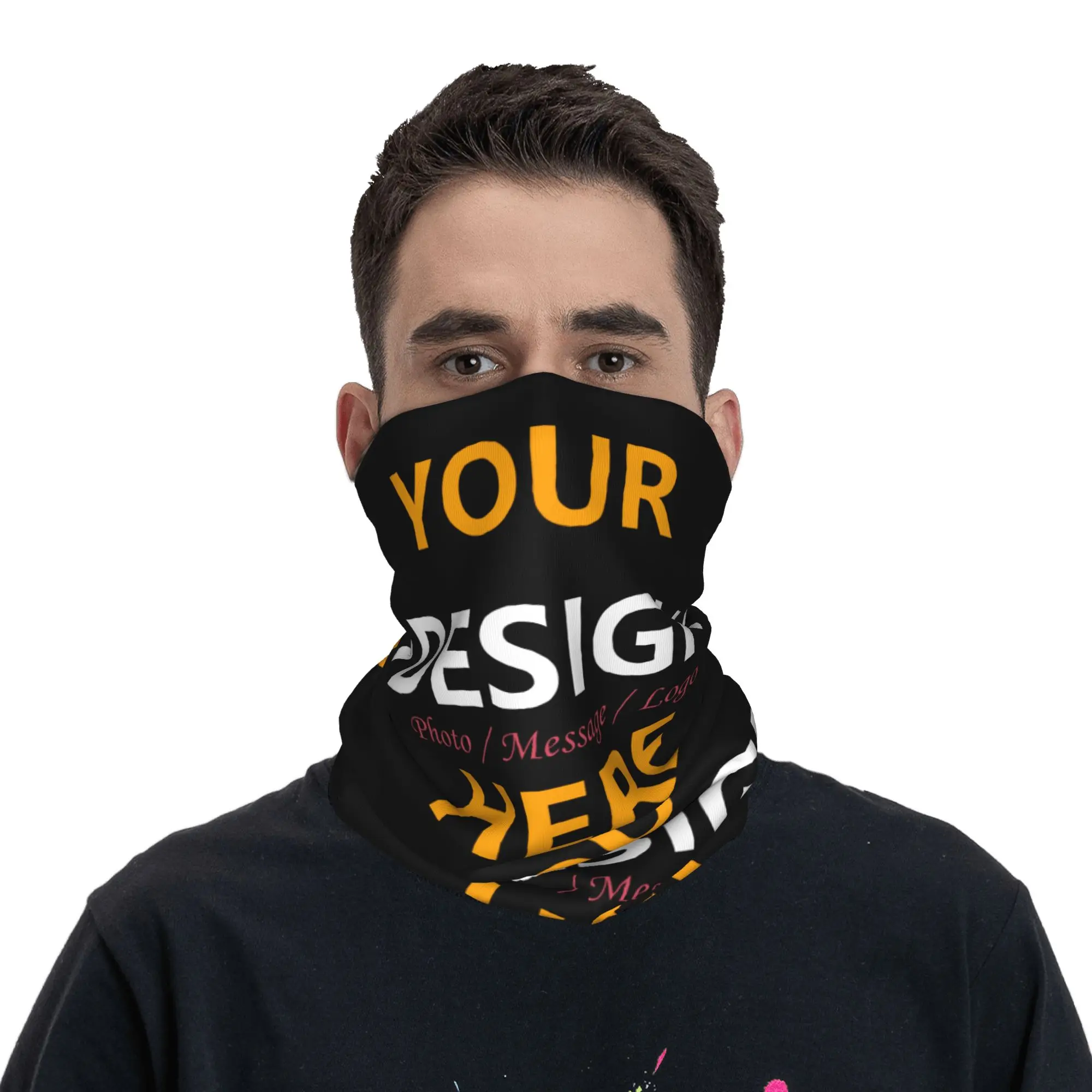 Custom Your Design Here Bandana Neck Warmer Men Women Winter Hiking Ski Scarf Gaiter Personalized Logo Printed Face Cover
Custom Your Design Here Bandana Neck Warmer Men Women Winter Hiking Ski Scarf Gaiter Personalized Logo Printed Face Cover