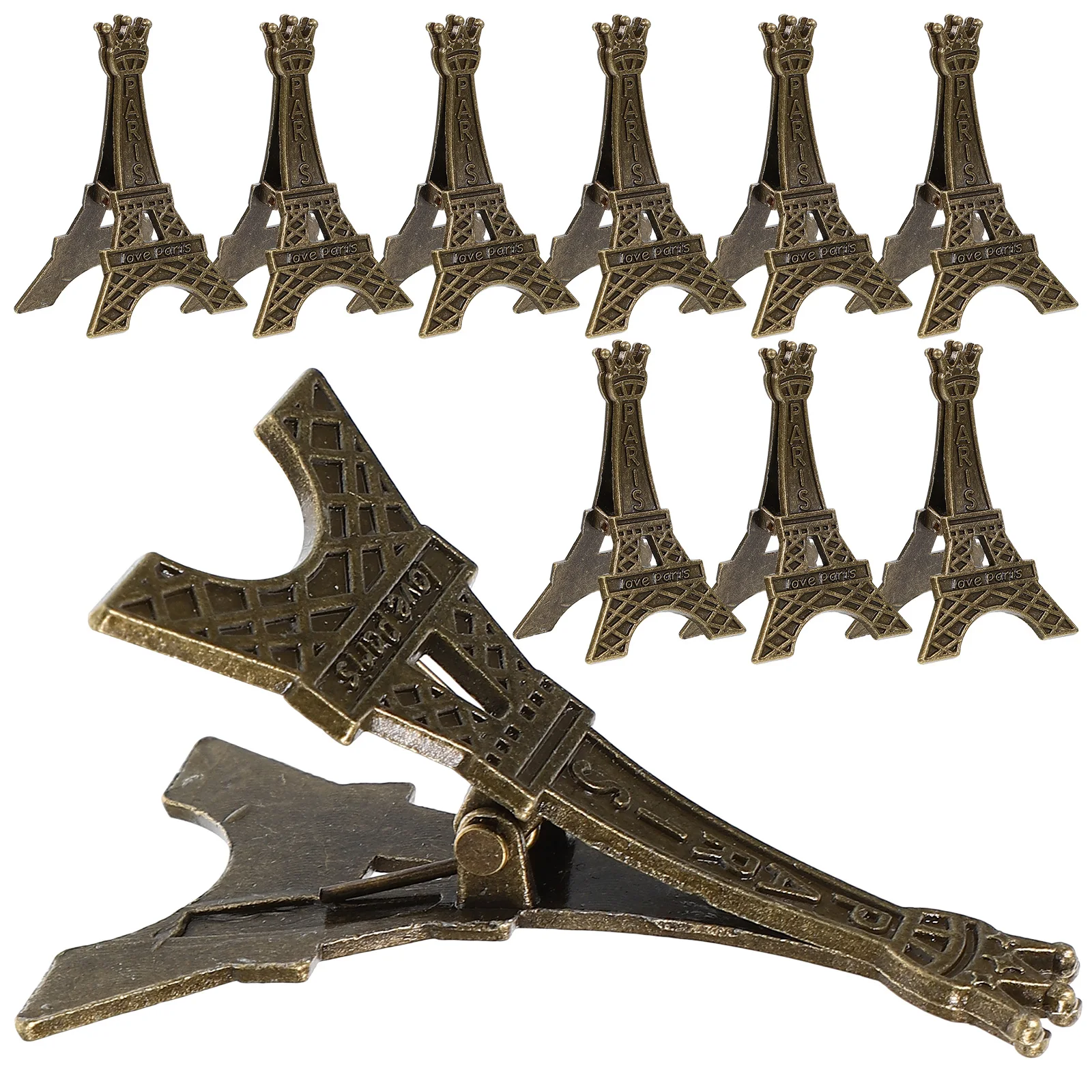 10pcs Metal Tower Card Holders Alloy Place Number Photo Stand Table Decorative Clips For Business Cards Memo Holders
10pcs Metal Tower Card Holders Alloy Place Number Photo Stand Table Decorative Clips For Business Cards Memo Holders