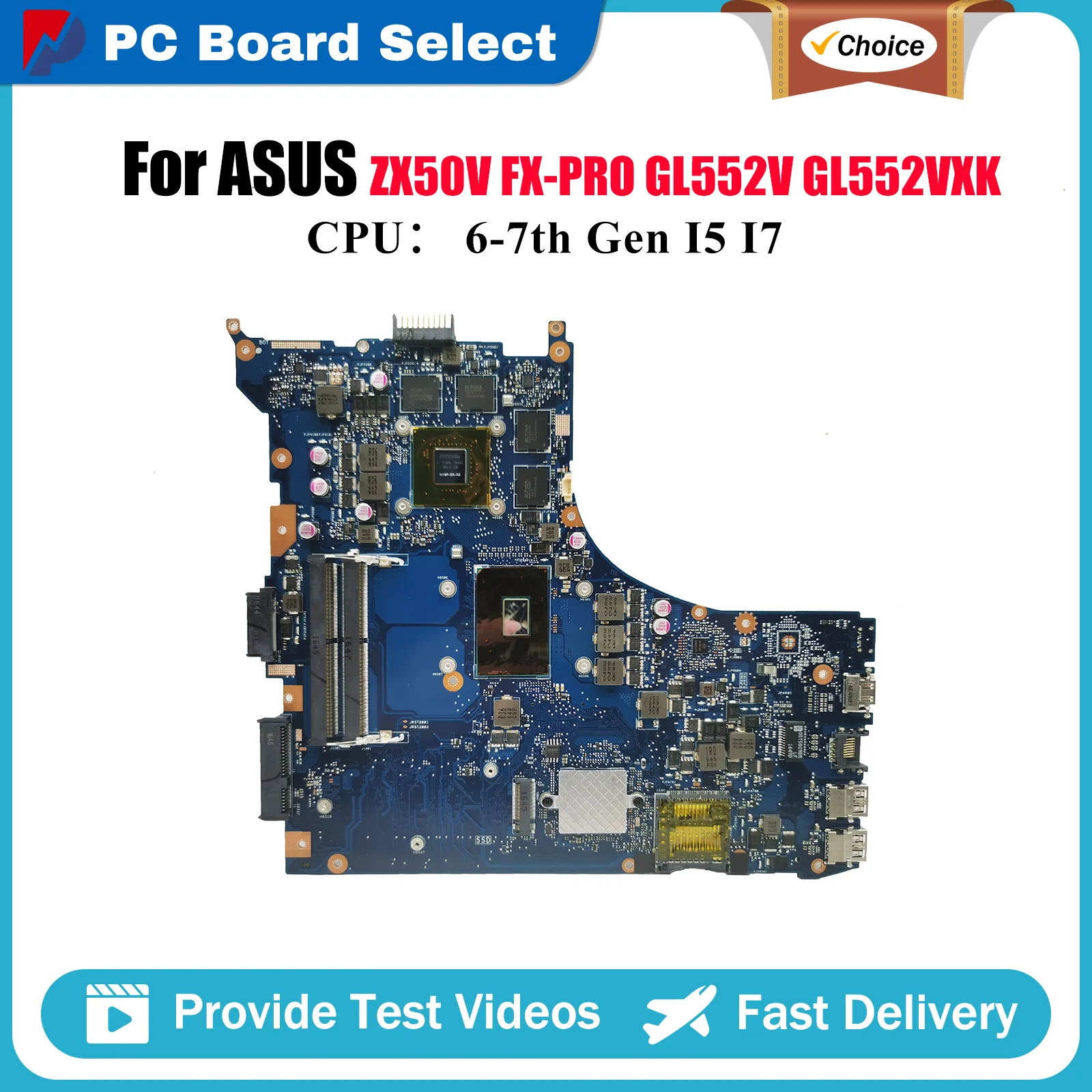 GL552VW Материнская плата для ноутбука ASUS ROG GL552V FX-PRO GL552VXK ZX50V GL552VX Материнская плата для ноутбука с процессором I5 I7 100% тесты OK stk
GL552VW Материнская плата для ноутбука ASUS ROG GL552V FX-PRO GL552VXK ZX50V GL552VX Материнская плата для ноутбука с процессором I5 I7 100% тесты OK stk