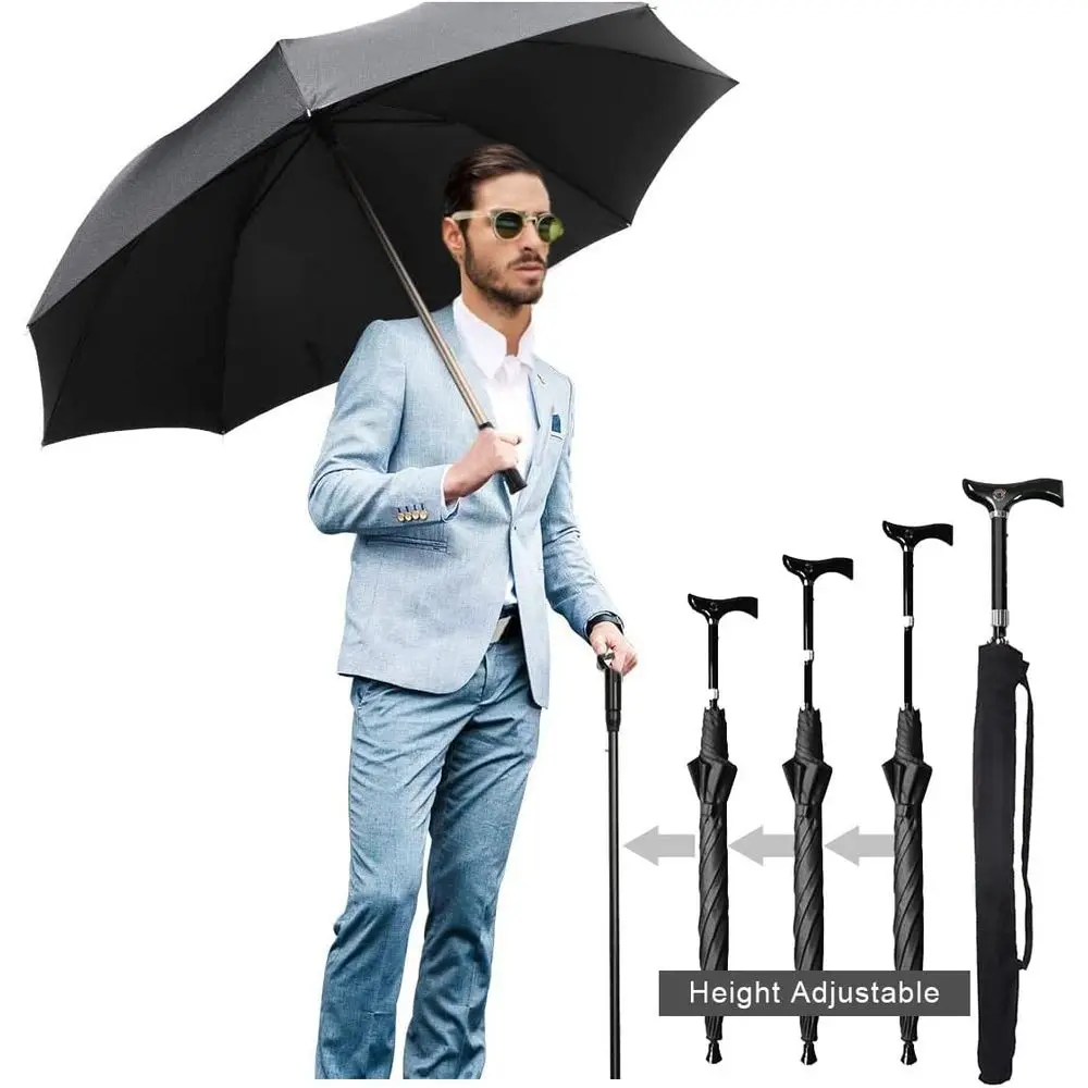 Зонт-трость 2-в-1, прочный и легкий, идеально подходит для мужчин и женщин, идеален для подарков и особых случаев
Зонт-трость 2-в-1, прочный и легкий, идеально подходит для мужчин и женщин, идеален для подарков и особых случаев