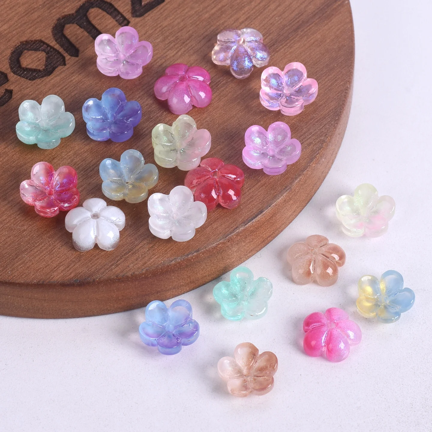 20pcs Flower Shape 10mm Glossy Lampwor Glass Loose Beads For Jewelry Making DIY Crafts Findings
20pcs Flower Shape 10mm Glossy Lampwor Glass Loose Beads For Jewelry Making DIY Crafts Findings