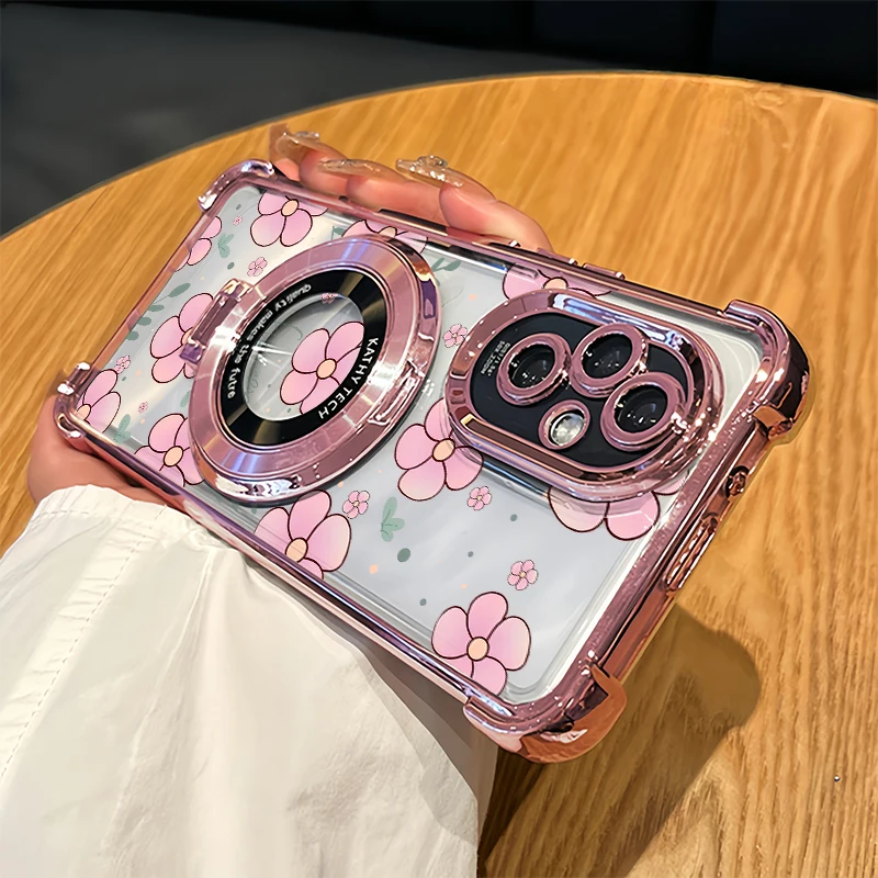 Reno 15 Transparent Plating Phone Case For OPPO Reno 15 Pro 15F 15C 14F 14 Pro Shockproof Silicone Flower Bracket Holder Cover
Reno 15 Transparent Plating Phone Case For OPPO Reno 15 Pro 15F 15C 14F 14 Pro Shockproof Silicone Flower Bracket Holder Cover