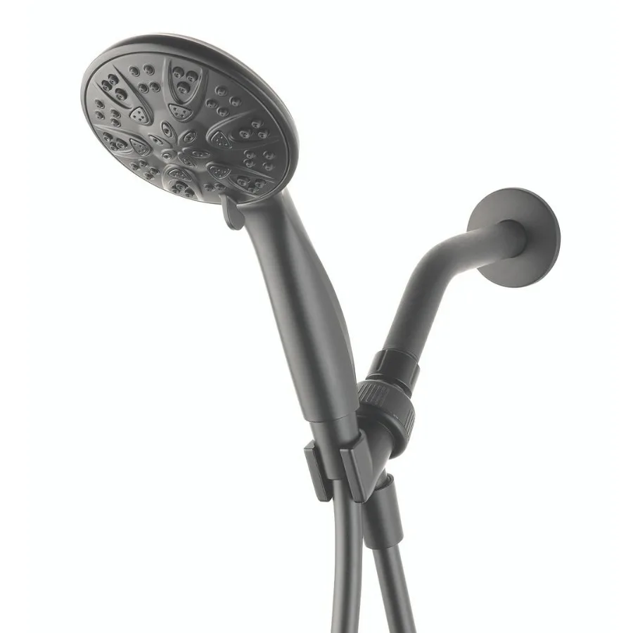 5-Spray Matte Black Handheld Shower Head 1.8 GPM
5-Spray Matte Black Handheld Shower Head 1.8 GPM