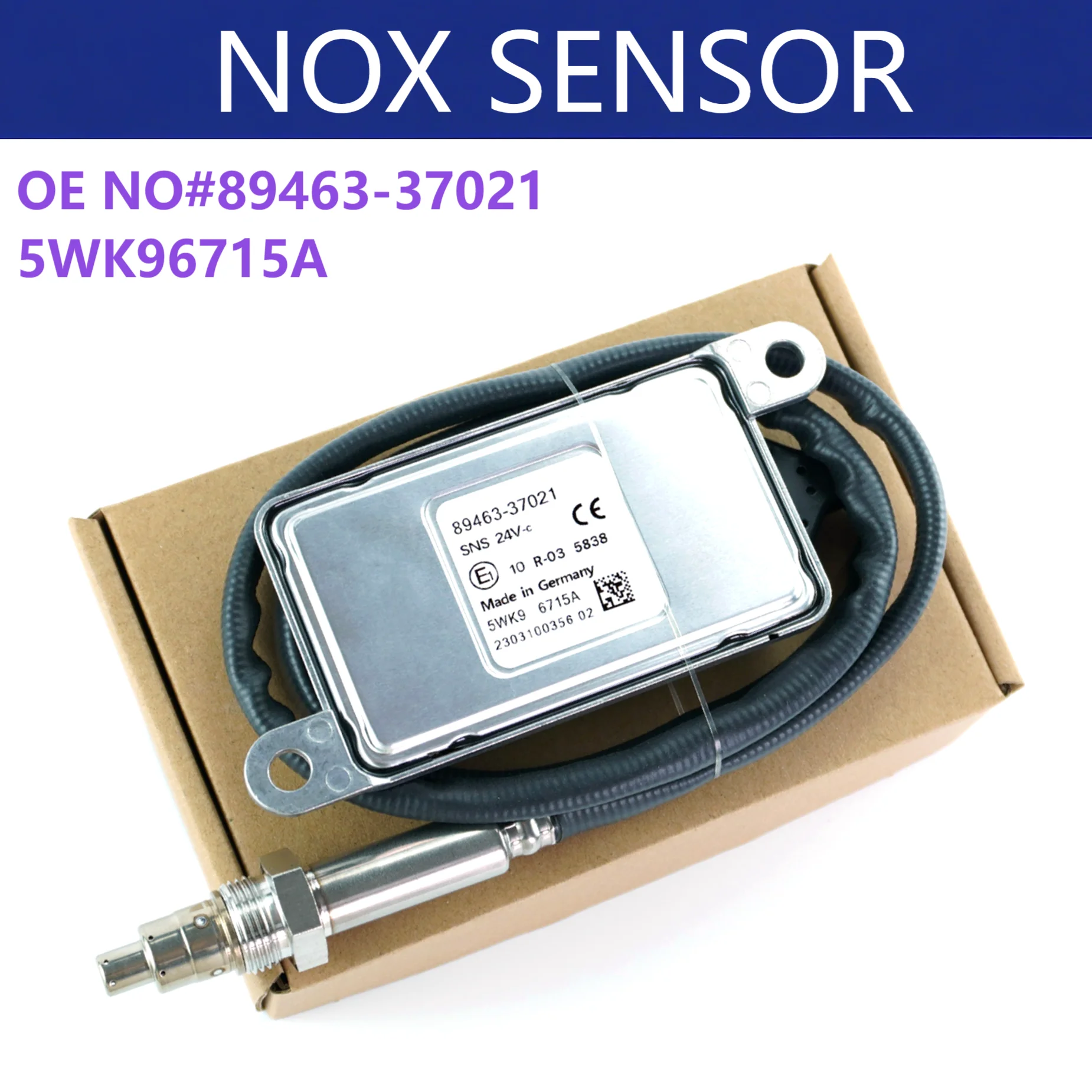 High quality New 8946337021 5WK9 6715A 89463-37021 5WK96715A Nitrogen Oxide NOx Sensor for Hino Toyota Engine Car Truck
High quality New 8946337021 5WK9 6715A 89463-37021 5WK96715A Nitrogen Oxide NOx Sensor for Hino Toyota Engine Car Truck