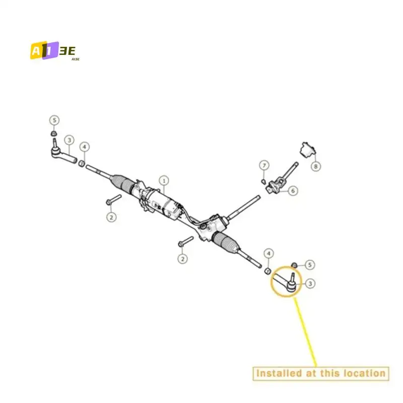 A03E-Automobile Steering Outer Tie Rod Joint Tie Rod Ball Joint For Tesla Model S 6007071-00-B
A03E-Automobile Steering Outer Tie Rod Joint Tie Rod Ball Joint For Tesla Model S 6007071-00-B