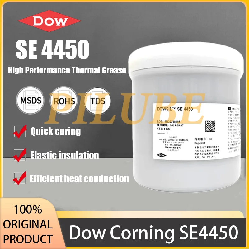 Теплопроводность Dow Corning SE4450, теплоотвод, изоляция, силиконовая смазка, быстрое отверждение, оригинальный продукт
Теплопроводность Dow Corning SE4450, теплоотвод, изоляция, силиконовая смазка, быстрое отверждение, оригинальный продукт