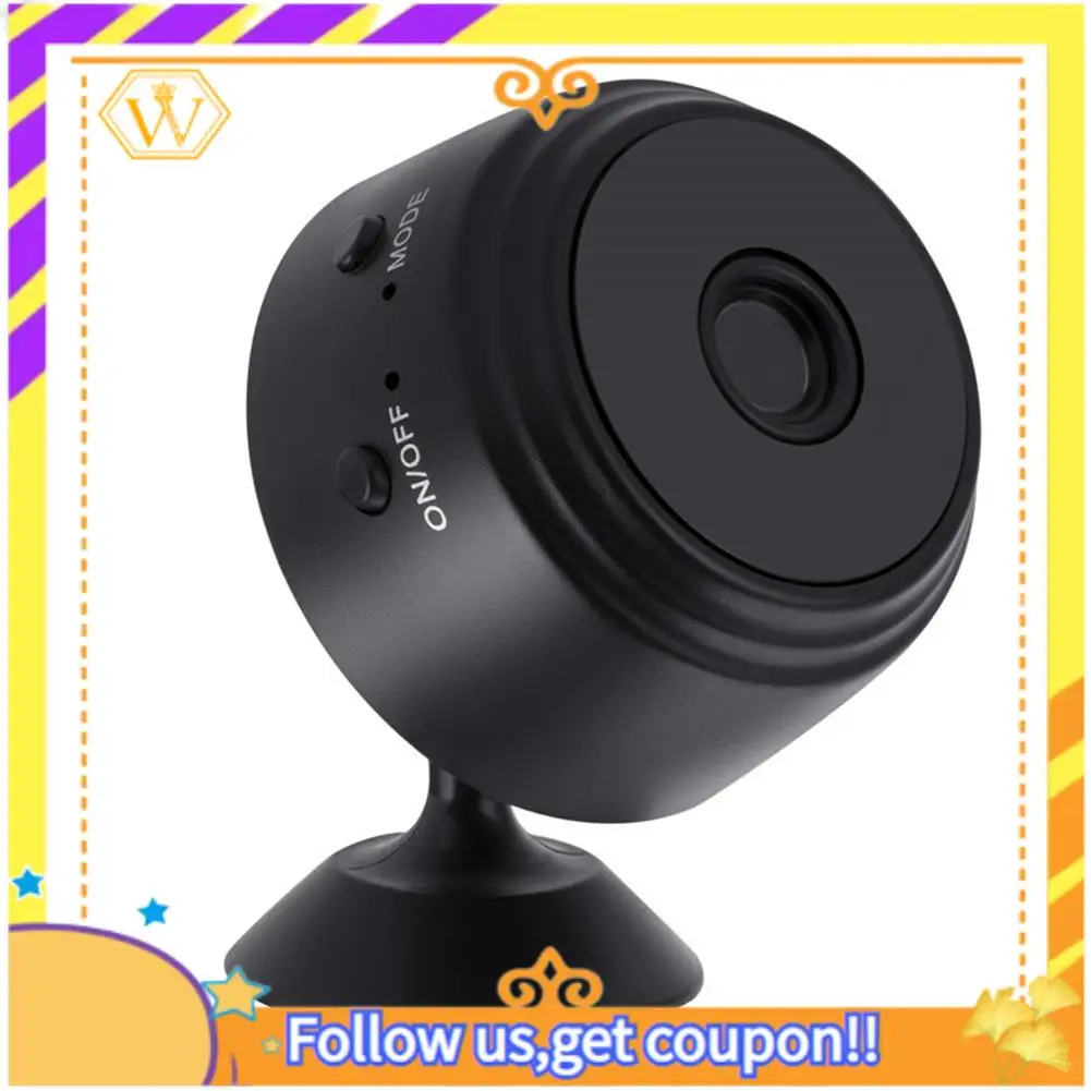 Мини-камера A01K-A9 HD 1080P с ночным видением, беспроводная Wi-Fi IP-камера 150 ° Камера видеонаблюдения для домашней безопасности
Мини-камера A01K-A9 HD 1080P с ночным видением, беспроводная Wi-Fi IP-камера 150 ° Камера видеонаблюдения для домашней безопасности