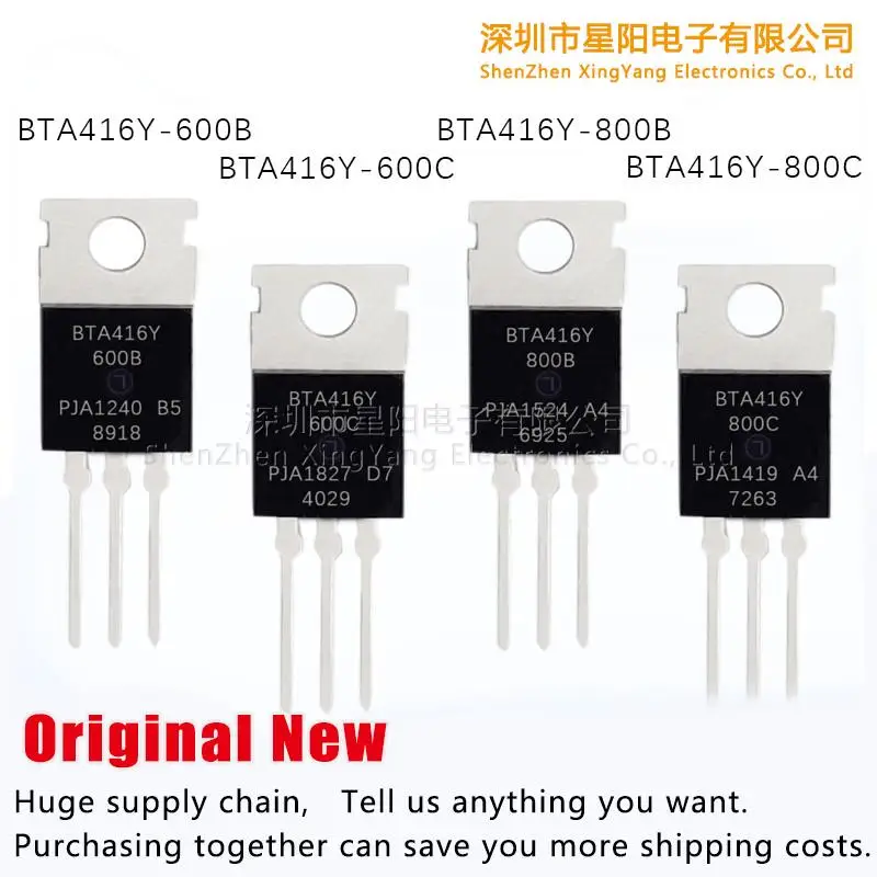 New original BTA416Y BTA416Y - 600 - b - 600 - c BTA416Y BTA416Y - 800 - c - 800 - b
New original BTA416Y BTA416Y - 600 - b - 600 - c BTA416Y BTA416Y - 800 - c - 800 - b