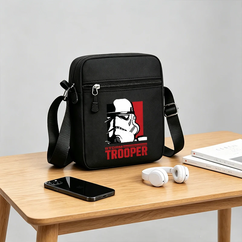 Stared Wars Shoulder Bag Fashion Waterproof Crossbody Bags Simple Black Casual Men's Mini Adjustable Sports Mobile Phone Pouch
Stared Wars Shoulder Bag Fashion Waterproof Crossbody Bags Simple Black Casual Men's Mini Adjustable Sports Mobile Phone Pouch