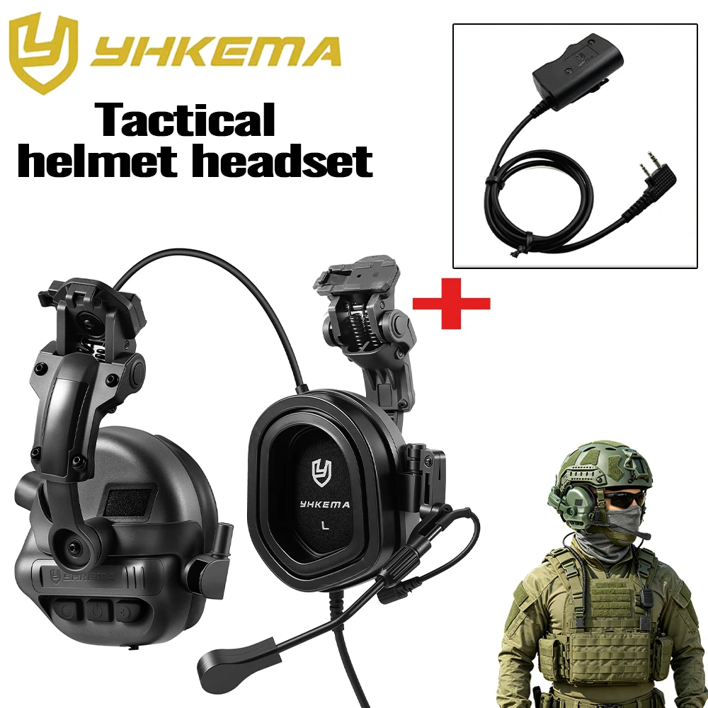 YHKEMA Tactical Noise Reduction Shooting Earmuff Microphone ,Paintball Combat Sports Communication Headsets with PTT Adapter
YHKEMA Tactical Noise Reduction Shooting Earmuff Microphone ,Paintball Combat Sports Communication Headsets with PTT Adapter