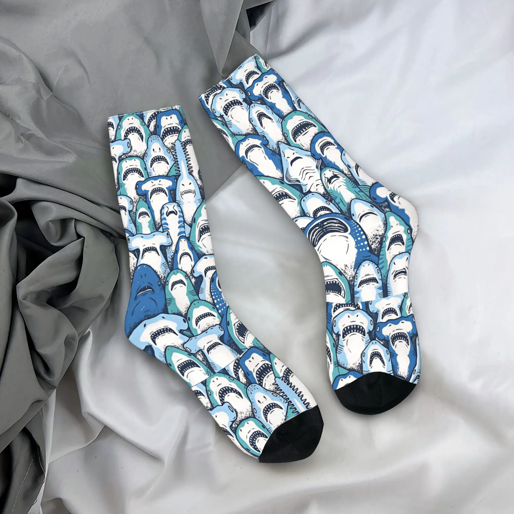 Vintage Shark Print Seamless Pattern Stockings Design Funny Socks Winter Anti Slip Socks Adults Men Climbing Warm Soft Socks
Vintage Shark Print Seamless Pattern Stockings Design Funny Socks Winter Anti Slip Socks Adults Men Climbing Warm Soft Socks