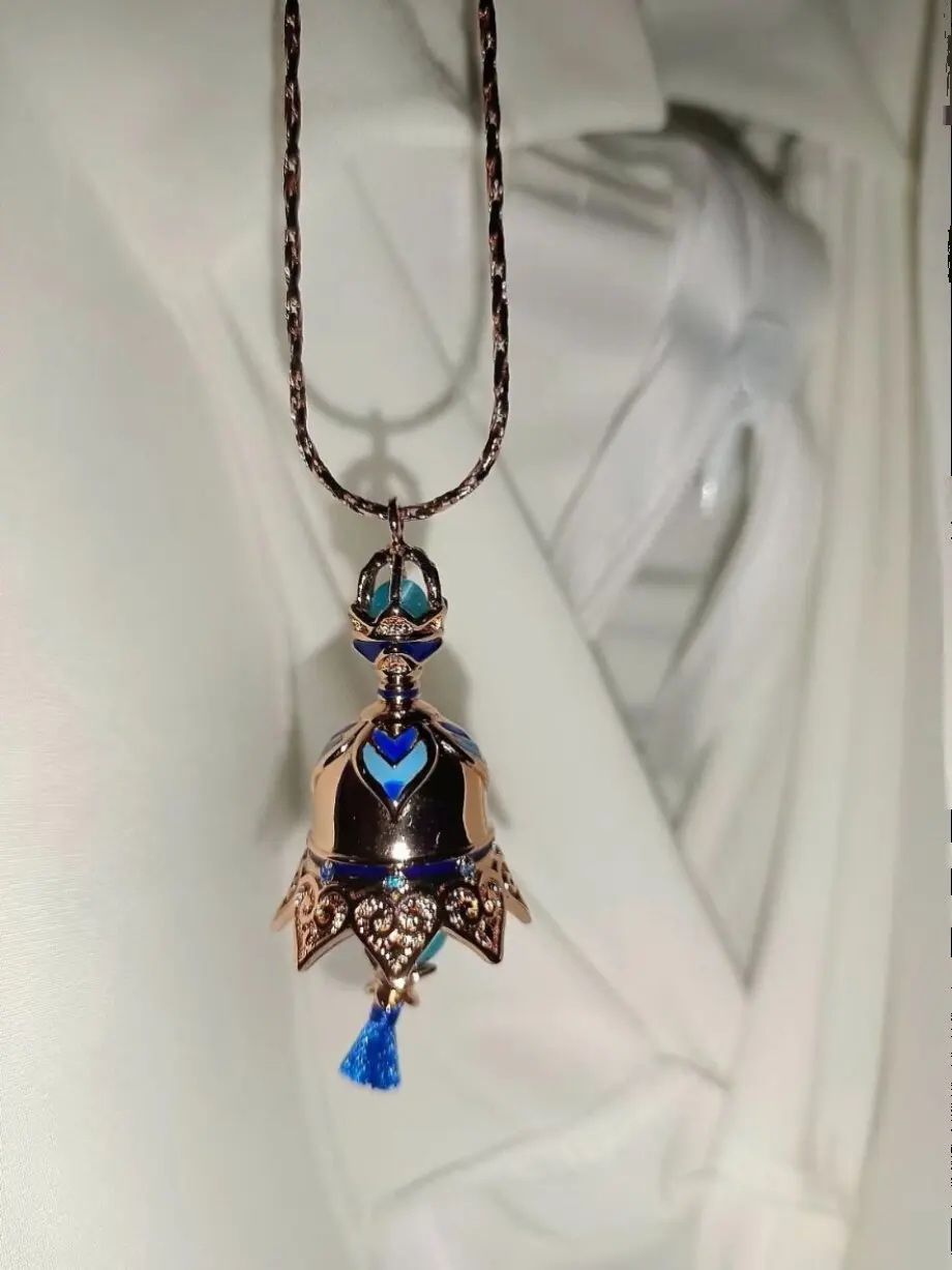 Game Genshin Impact wanderer Blue Enamel Bell Pendant Necklace For Game Fans Cosplay
Game Genshin Impact wanderer Blue Enamel Bell Pendant Necklace For Game Fans Cosplay