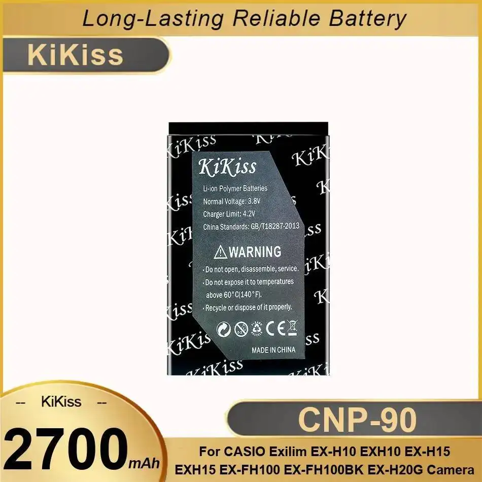 Cnp-90 Camera Battery Stable 2700Mah For Casio Exilim EX-H10 EXH10 EX-H15 EXH15 EX-FH100 EX-FH100BK EX-H20G
Cnp-90 Camera Battery Stable 2700Mah For Casio Exilim EX-H10 EXH10 EX-H15 EXH15 EX-FH100 EX-FH100BK EX-H20G