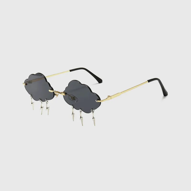 Versatile New Frameless Personalized Cloud Pendant Sunglasses Women UV400 Funny Internet Celebrity Stage Catwalk Metal
Versatile New Frameless Personalized Cloud Pendant Sunglasses Women UV400 Funny Internet Celebrity Stage Catwalk Metal