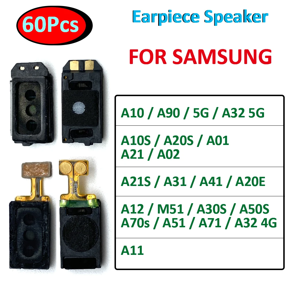 60Pcs,Earpiece Ear Sound Top Speaker Receiver For Samsung A51 A71 A70S A41 A50S A10 A11 A12 A20E A21S A30S A31 A32 4G A90 5G
60Pcs,Earpiece Ear Sound Top Speaker Receiver For Samsung A51 A71 A70S A41 A50S A10 A11 A12 A20E A21S A30S A31 A32 4G A90 5G