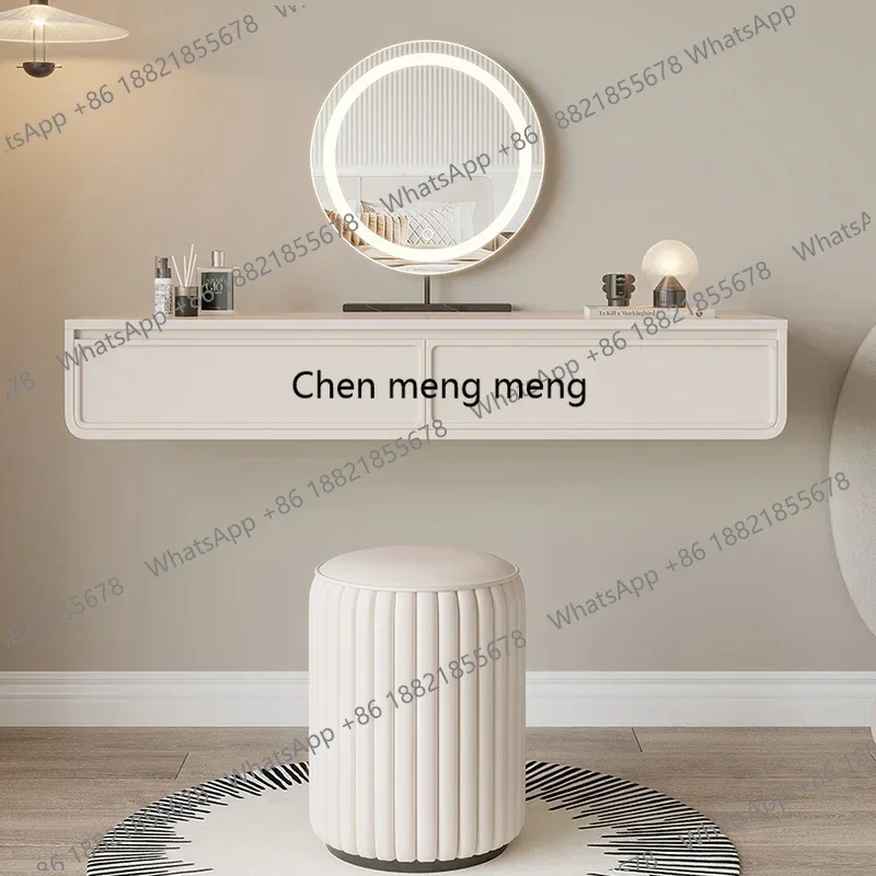 French Aesthetic Vanity Table Simple Premium Living Room Trendy Vanity Table With Chair Drawer Set Meuble Coiffeuse Furniture
French Aesthetic Vanity Table Simple Premium Living Room Trendy Vanity Table With Chair Drawer Set Meuble Coiffeuse Furniture
