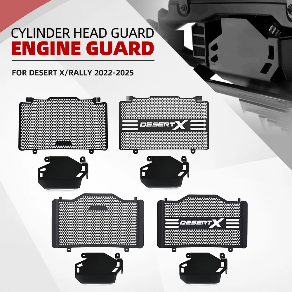 For Ducati Desert X/Rally 2022 2023 2024 2025 Motorcycle Radiator Guard And Cylinder Head Guard Complete Set Engine Guard Cover
For Ducati Desert X/Rally 2022 2023 2024 2025 Motorcycle Radiator Guard And Cylinder Head Guard Complete Set Engine Guard Cover