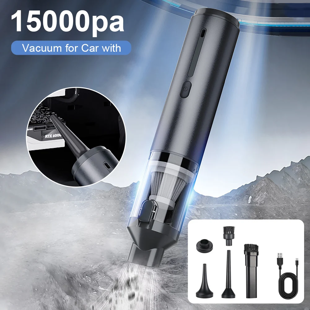 100W Car Vacuum Portable Cordless Vacuum For Car With 15000Pa Handheld Vacuum Cleaner Blow & Suction Small Car Vacuum Cleaner
100W Car Vacuum Portable Cordless Vacuum For Car With 15000Pa Handheld Vacuum Cleaner Blow & Suction Small Car Vacuum Cleaner