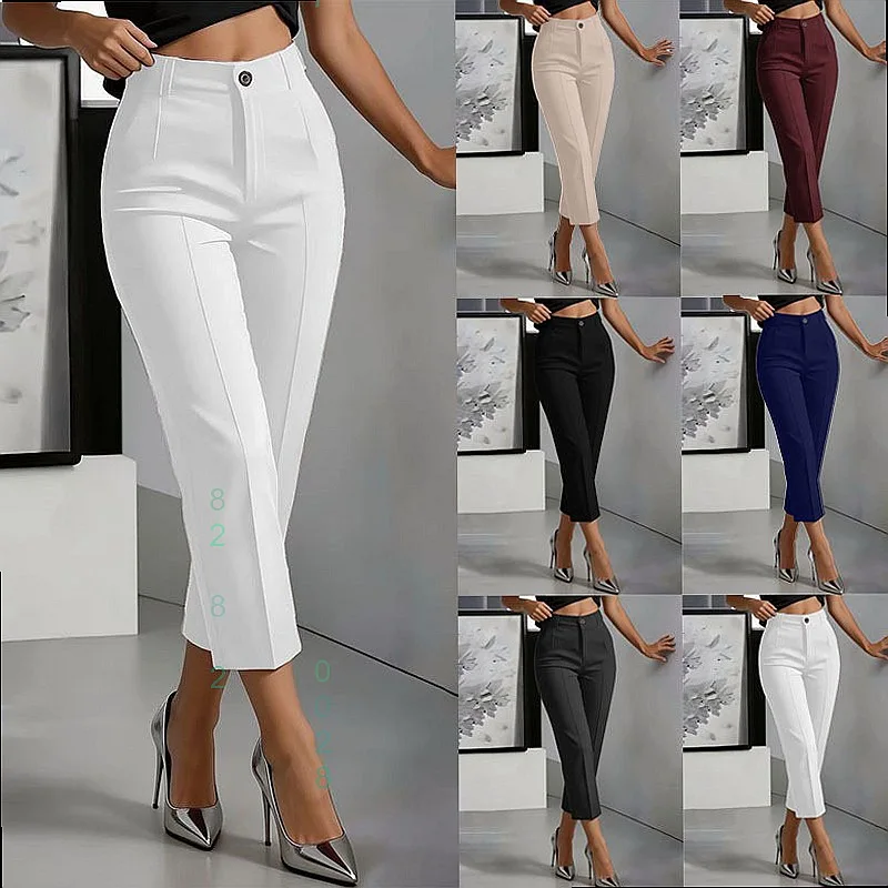 High Waist Trousers Women Dressy Office Trousers Business Casual Slim Fit Tapered Pants Spring Summer
High Waist Trousers Women Dressy Office Trousers Business Casual Slim Fit Tapered Pants Spring Summer