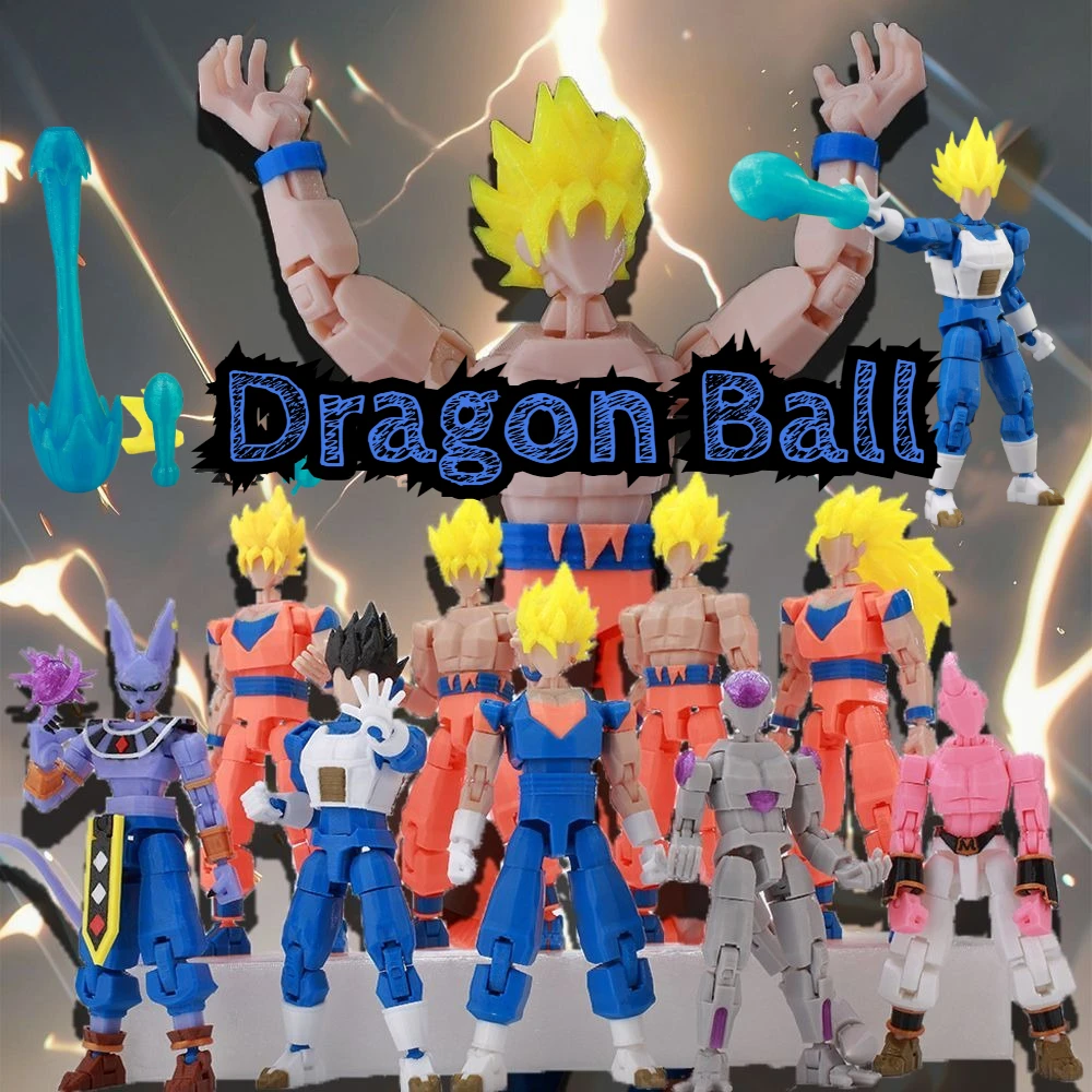 3D Dragon Ball Son Goku Vegeta Beerus Frieza Anime Lucky13 Dummy13 Titan13 Action Figures Multi-Jointed Movable Toys
3D Dragon Ball Son Goku Vegeta Beerus Frieza Anime Lucky13 Dummy13 Titan13 Action Figures Multi-Jointed Movable Toys