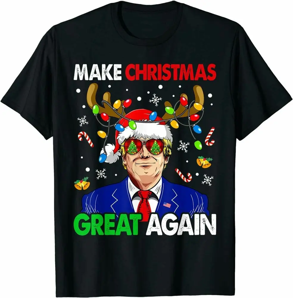 Make Christmas Great Again Trump T-shirt Short Sleeve Casual Cotton O-Neck Men T Shirts
Make Christmas Great Again Trump T-shirt Short Sleeve Casual Cotton O-Neck Men T Shirts