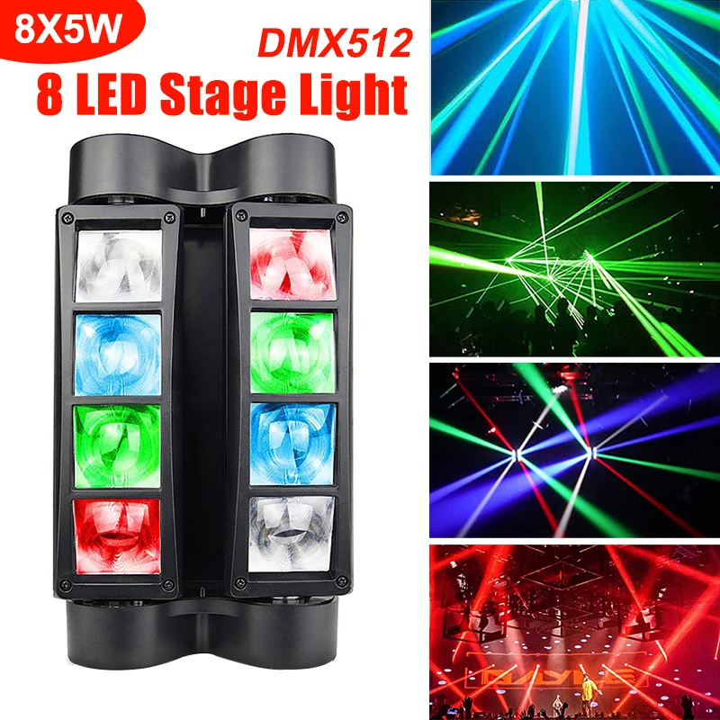 Высококачественный светодиодный мини-паук, модель DMX512, 8 Х5 Вт, светодиодные подвижные головки, Светодиодный луч, освещение для дискотеки, освещение для диджея, луч RGBW
Высококачественный светодиодный мини-паук, модель DMX512, 8 Х5 Вт, светодиодные подвижные головки, Светодиодный луч, освещение для дискотеки, освещение для диджея, луч RGBW