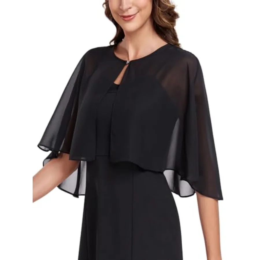 Shawl and Wraps for Evening Dress Chiffon Shawls Wedding Shrug Guest Bridesmaid Cape Scarves for Womens
Shawl and Wraps for Evening Dress Chiffon Shawls Wedding Shrug Guest Bridesmaid Cape Scarves for Womens