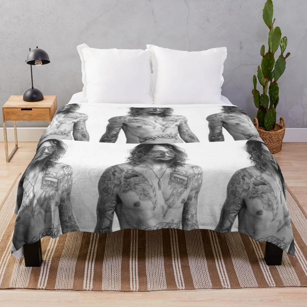 Justin Hawkins shirtless Throw Blanket Soft Bedroom Blanket for Night Sleeping
Justin Hawkins shirtless Throw Blanket Soft Bedroom Blanket for Night Sleeping